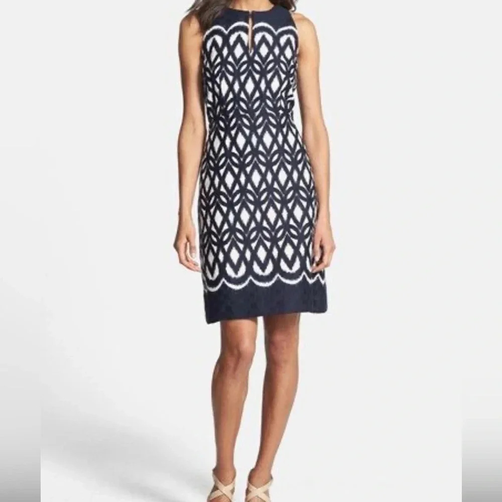 TAYLOR Womens Dress Striped Size 14 NWT